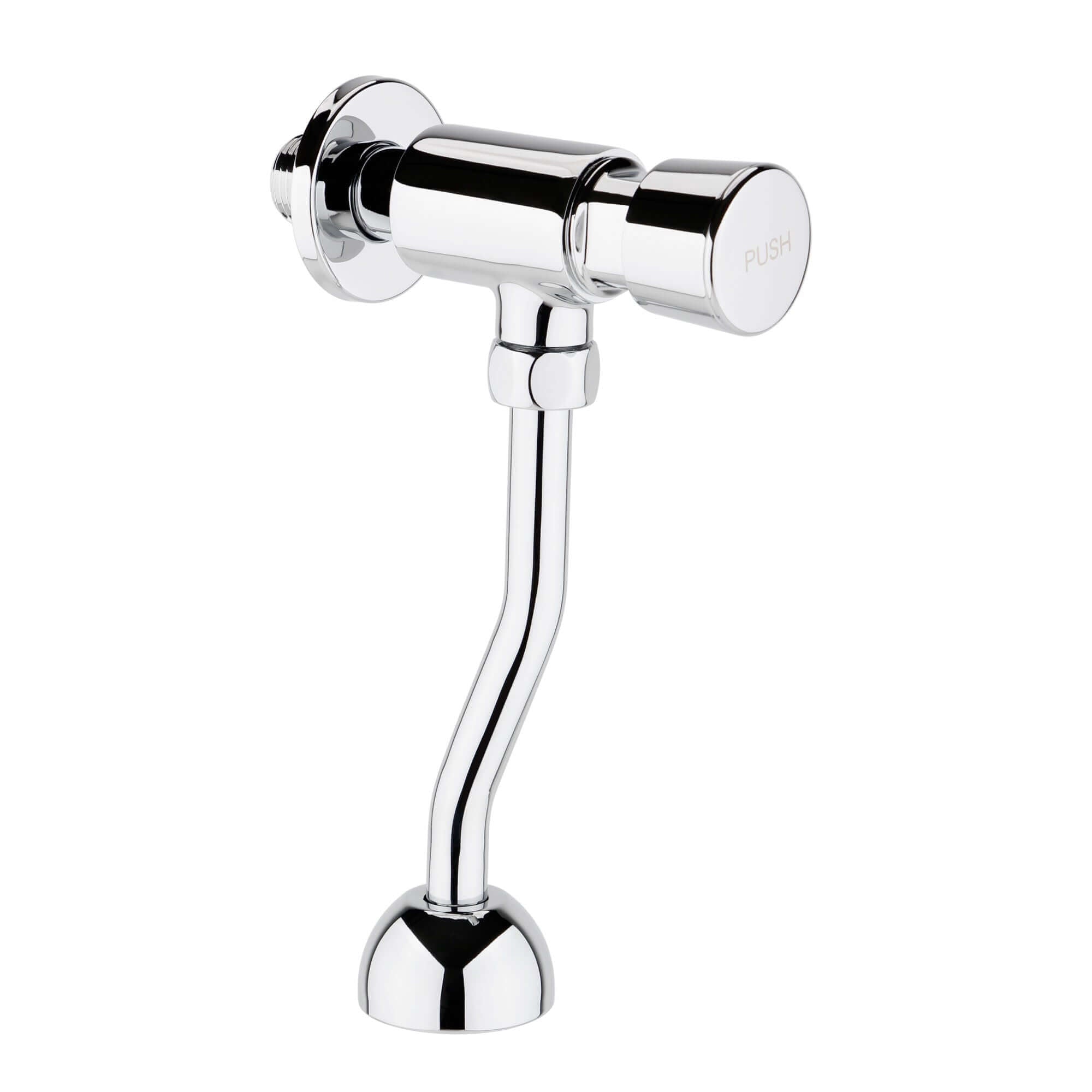 Buy Vision non concussive time adjustable urinal flush valve with pipe exposed - chrome Online UK | HOUSE OF ENKI